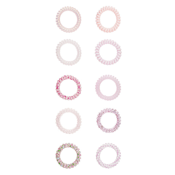 Haar elastiek 10 stuks ★ roze