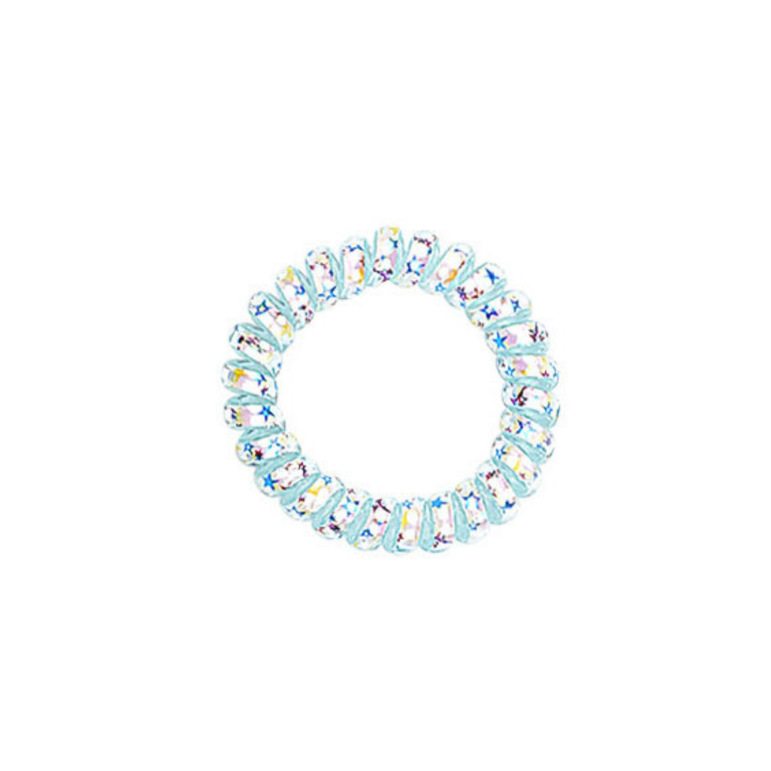 Haar elastiek ★ licht blauw sterren