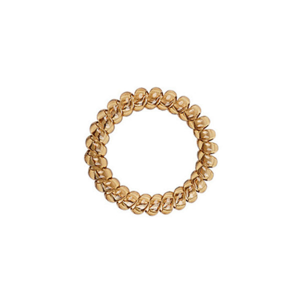 Haar elastiek ★ bruin transparant