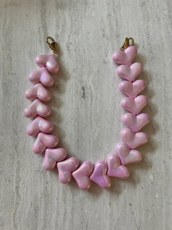 Endless love phonecoard ★ parelmoer licht roze