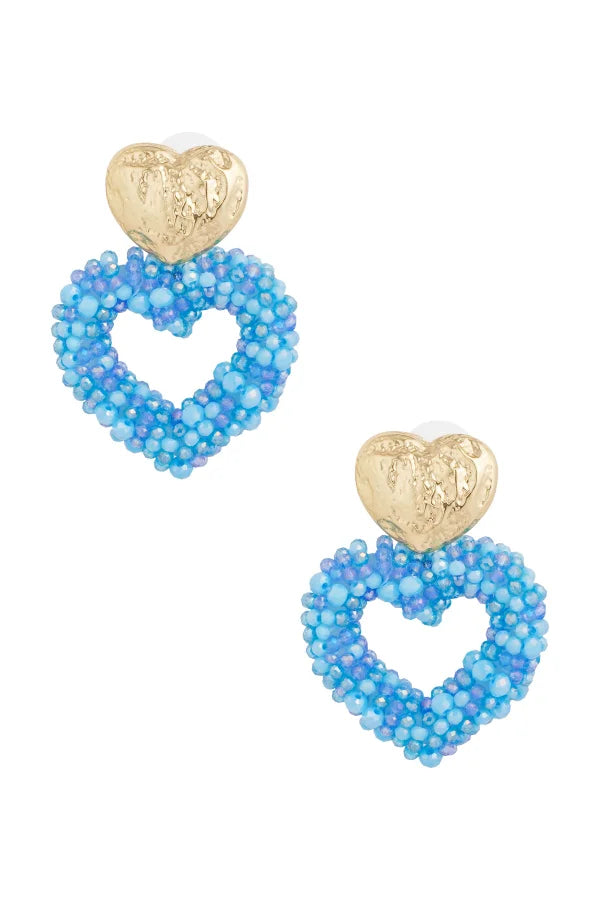 Claire oorbellen ★ blauw