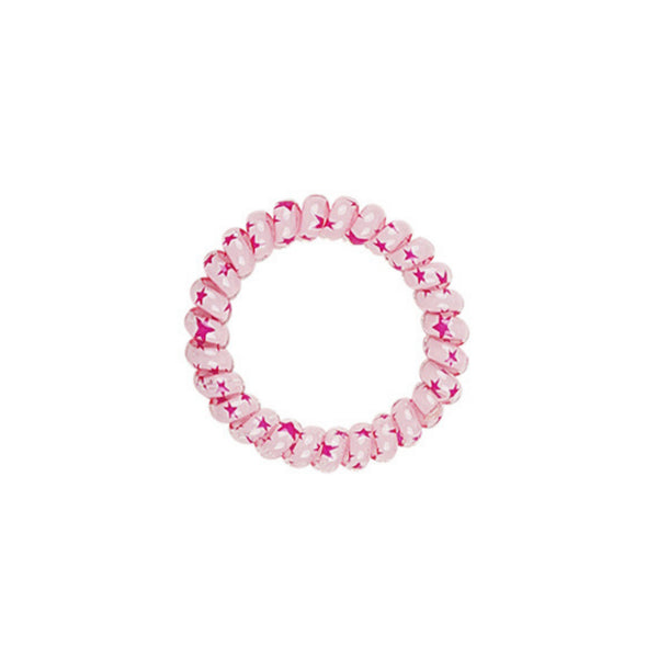 Haar elastiek ★ Licht roze sterren