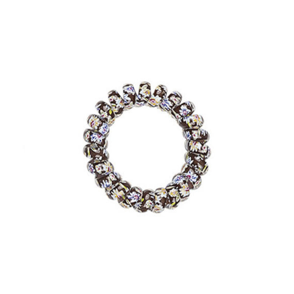 Haar elastiek ★ bruin print