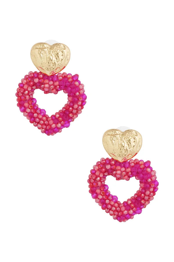 Claire oorbellen ★ roze