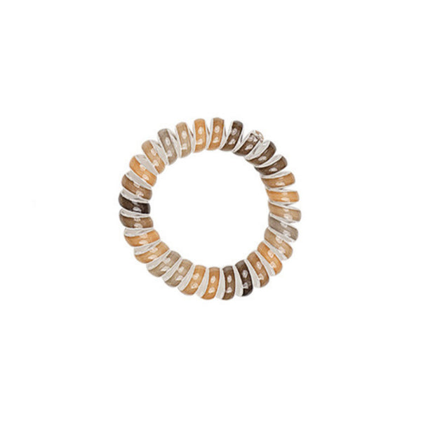 Haar elastiek ★ bruin streep