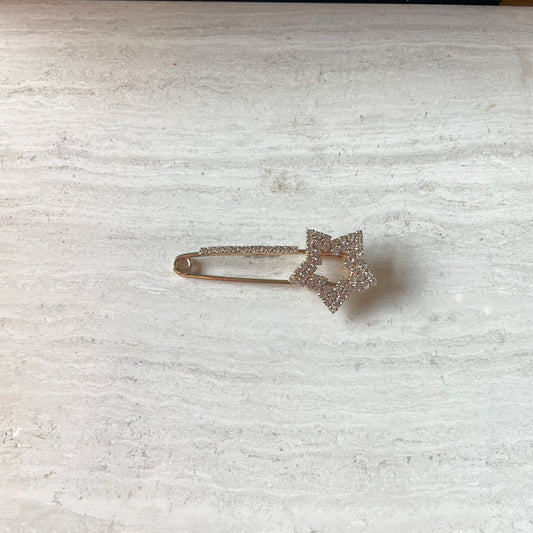 Ster paperclip broche