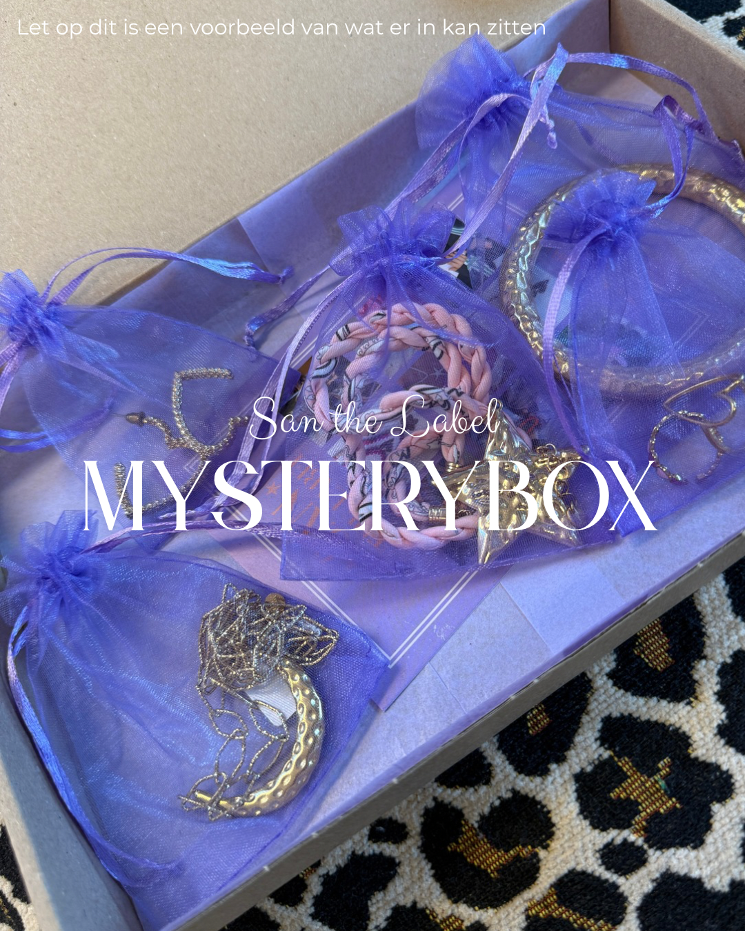 Mystery sieraden box goud