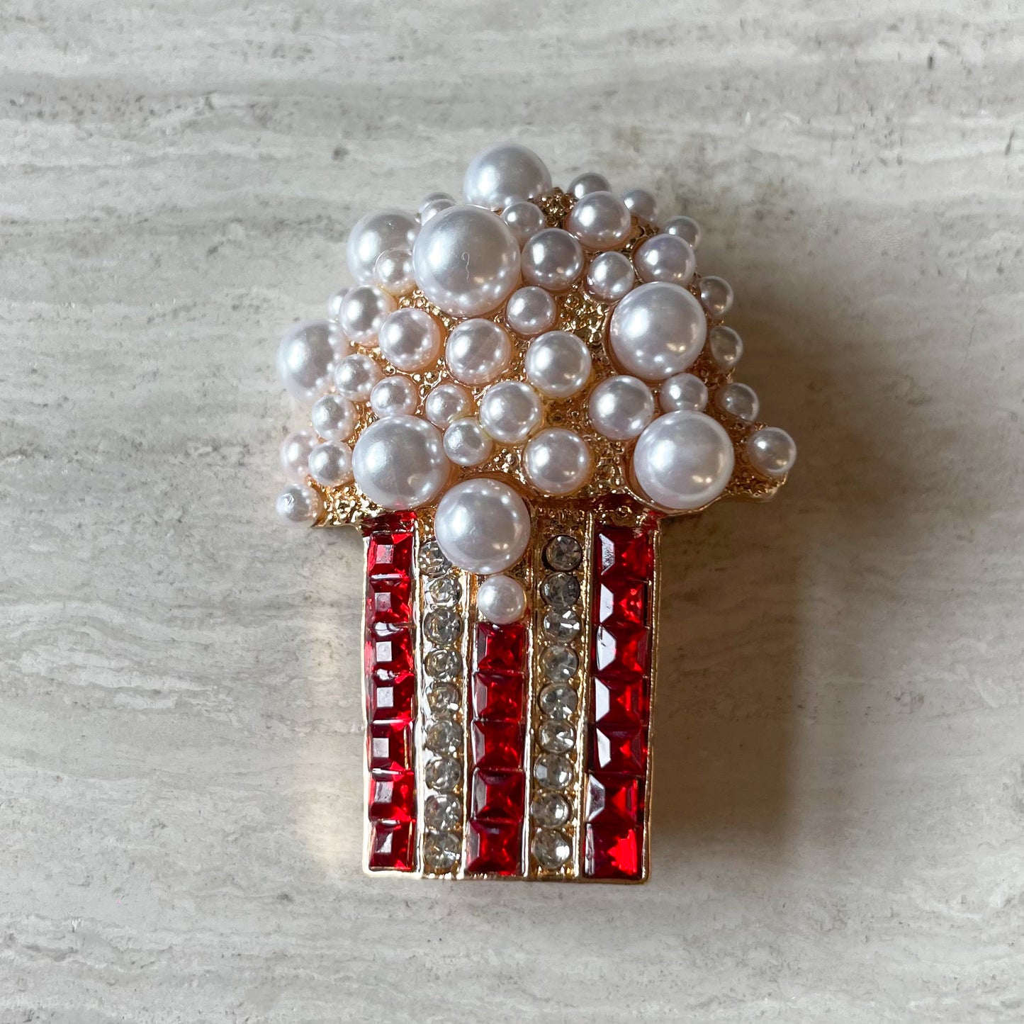 Popcorn broche