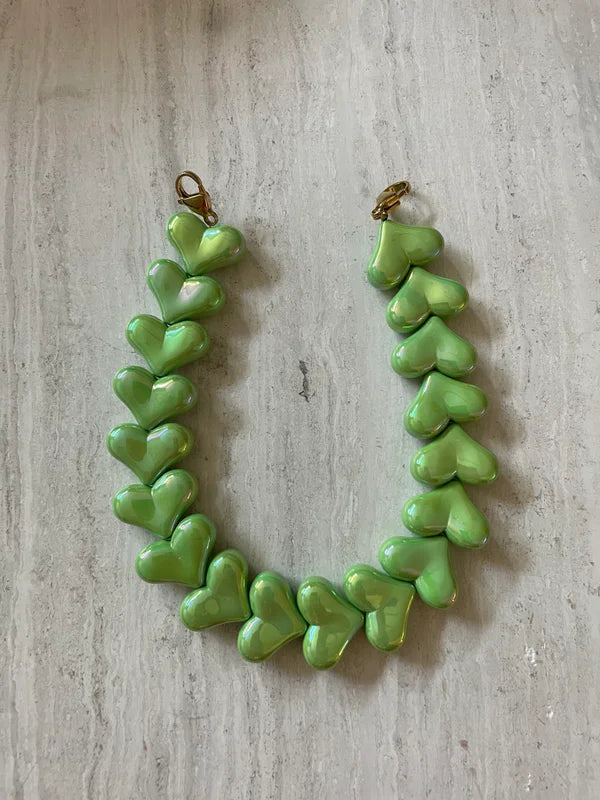 Endless love phonecoard ★ parelmoer groen