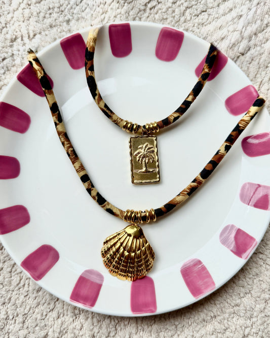 Panter ketting ★ schelp