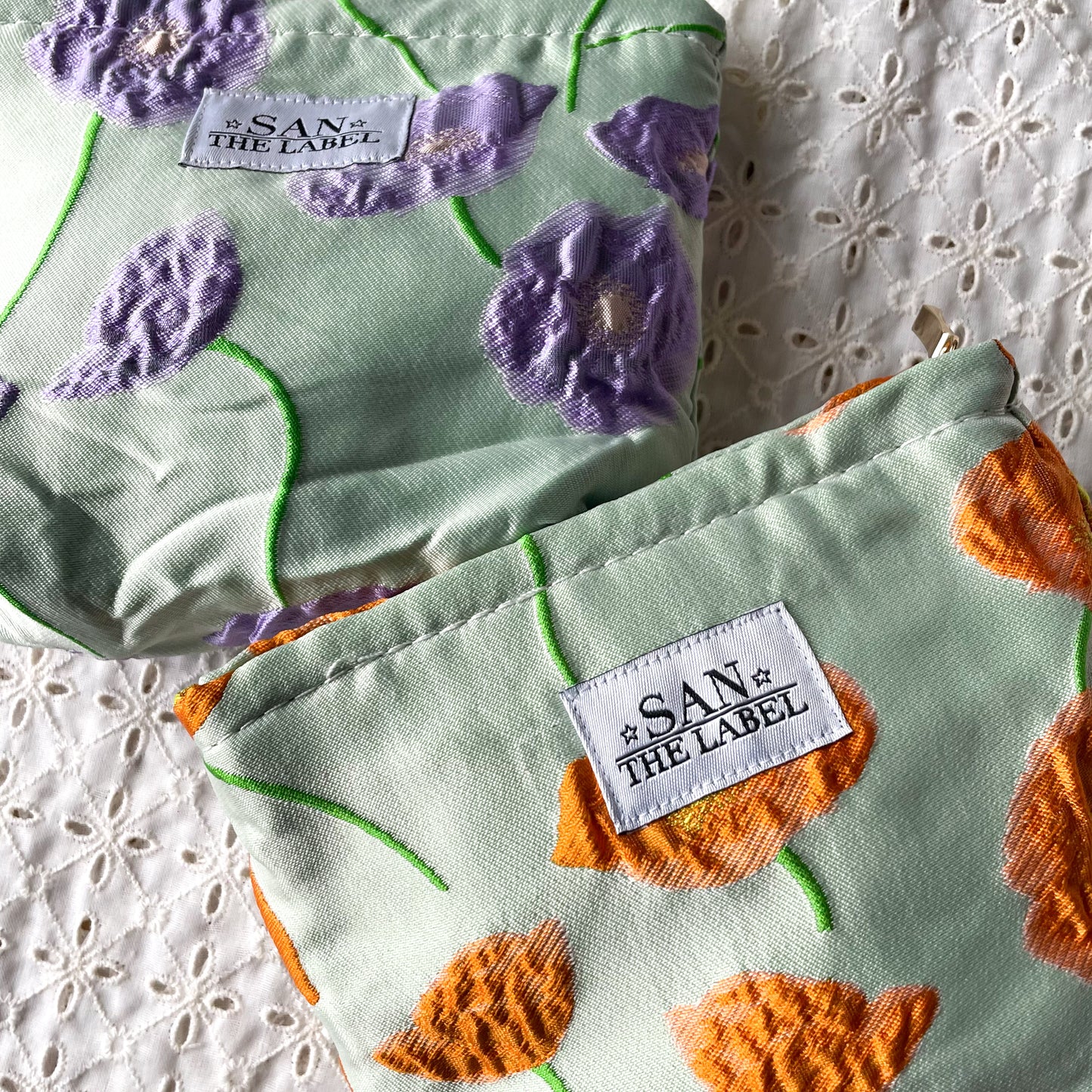 Maeve toilettas ★ Oranje & mint