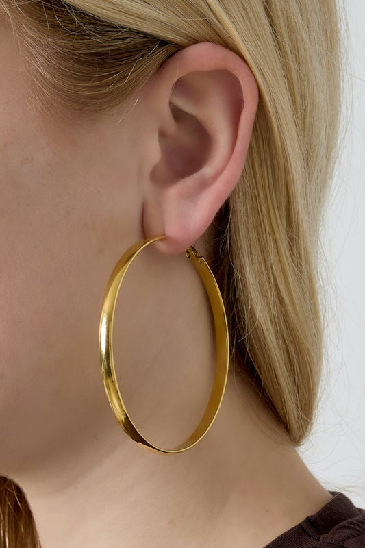 Basic thick hoops L