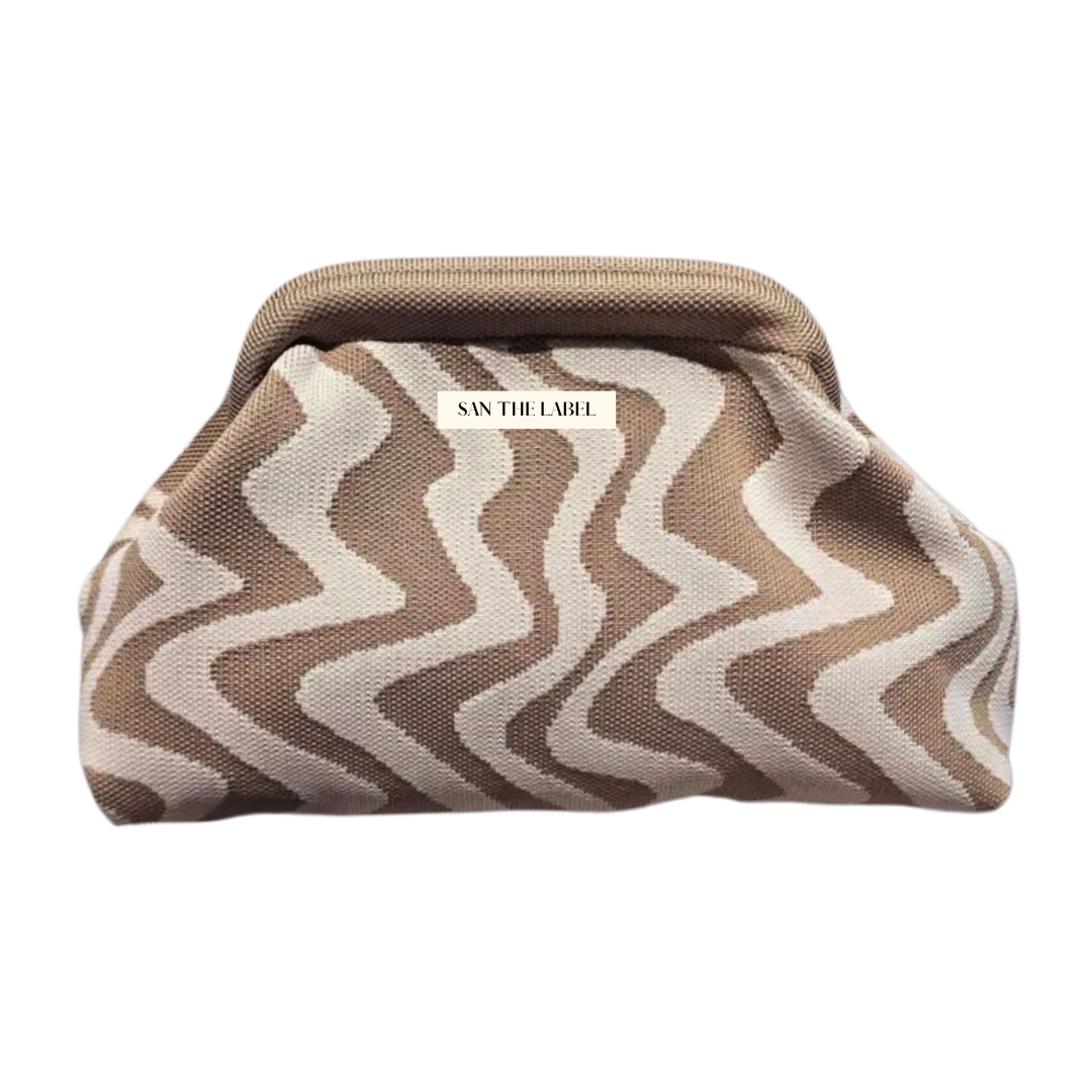 Lola tas ★ beige & wit
