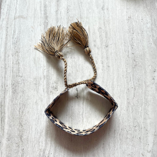 Stoffen armbandje ★ panter