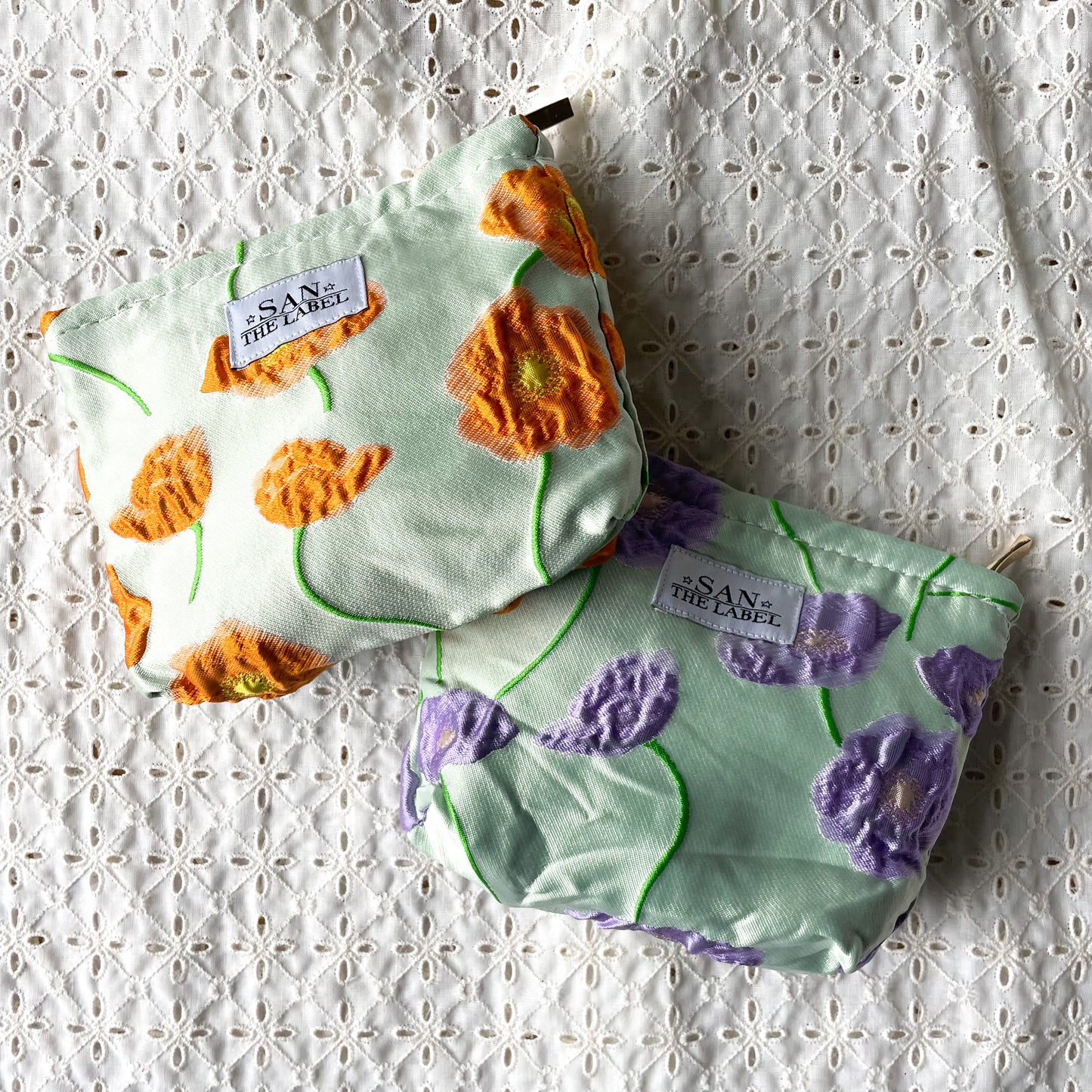 Maeve toilettas ★ Oranje & mint