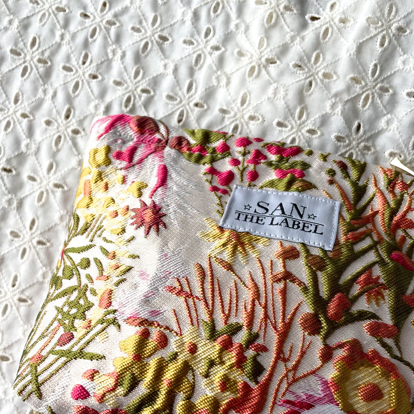 Emilie toilettas ★ roze & groen