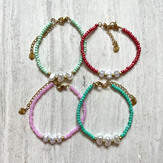 Sofia armband ★ bordeaux