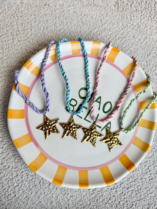 Bandana ster ketting ★ Groen