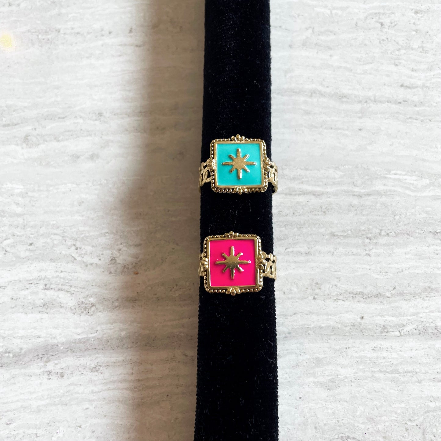 Lola ring ★ roze