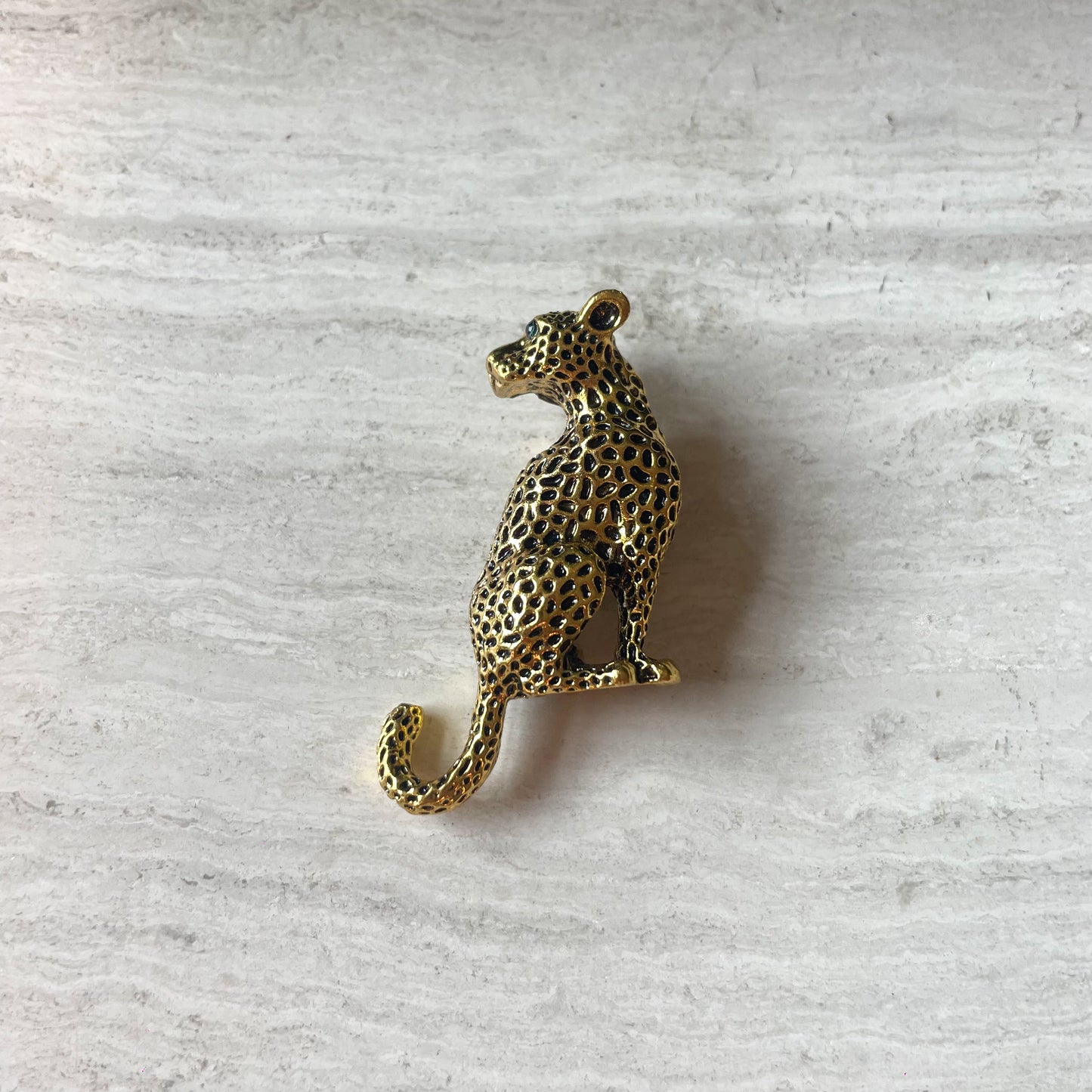 Luipaard broche goud