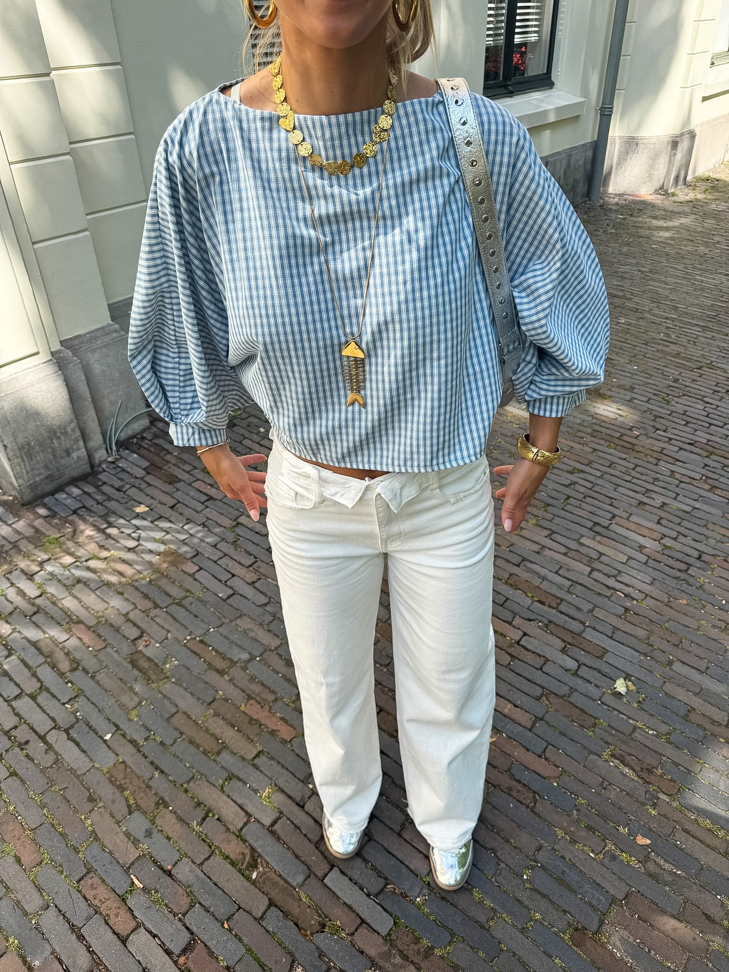Emilia top ★ blauw