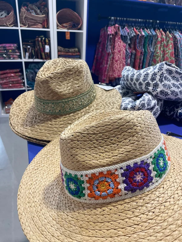 Boho hoed crochet