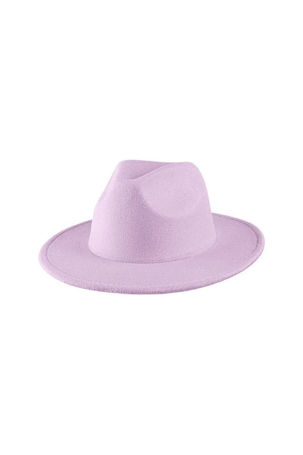 Fedora hoed lila