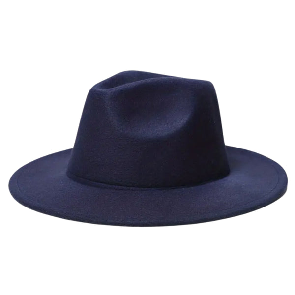 Fedora hoed donker blauw