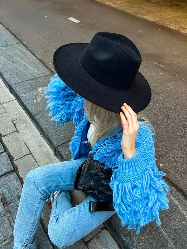 Fedora hoed zwart