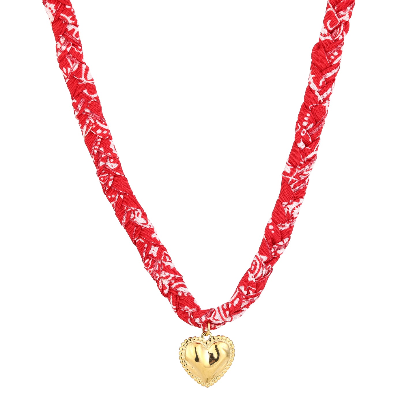 Rode bandana Ketting