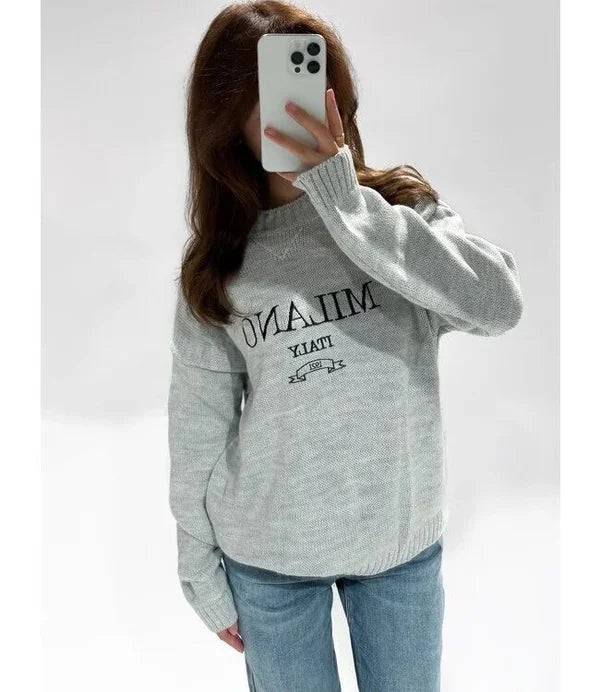 Mila sweater ★ Grijs — One Size