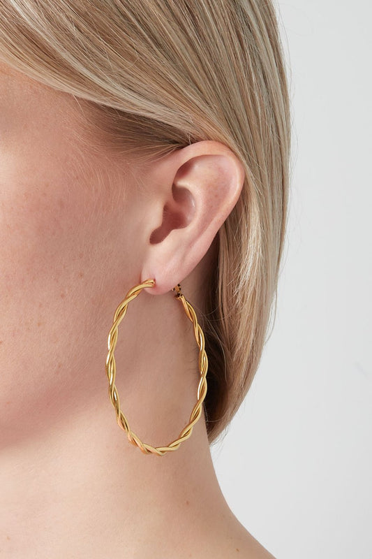 Twisted hoops XL
