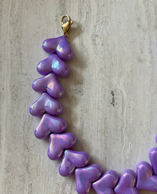 Endless love phonecoard ★ parelmoer lila