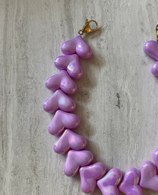 Endless love phonecoard ★ parelmoer violet