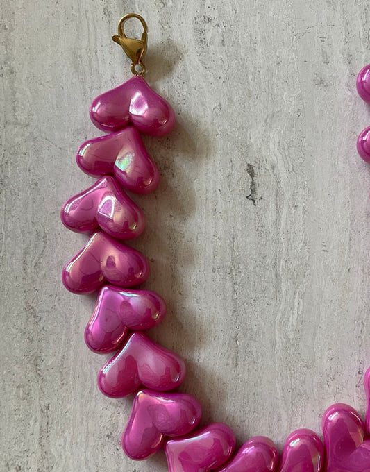 Endless love phonecoard ★ parelmoer roze