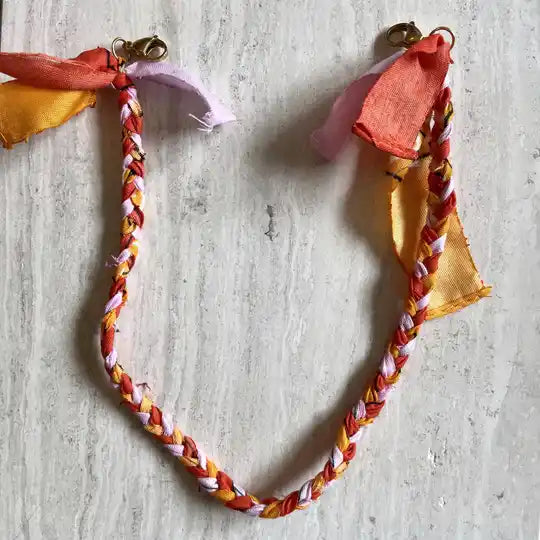 Bandana phonecoard ★ roze, licht oranje & oranje