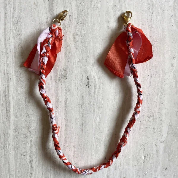 Bandana phonecoard ★ roze & oranje