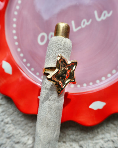Big star ring ★ goud