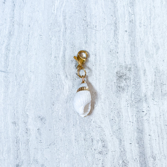 Bedel schelp★ wit en goud