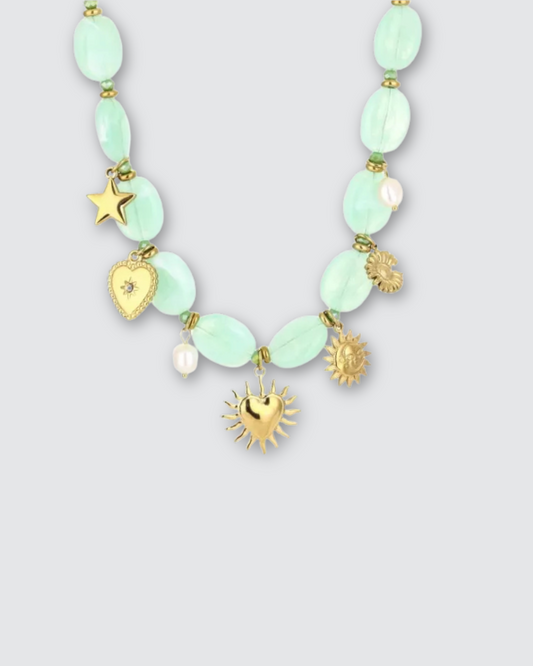 Iris ketting ★ Groen