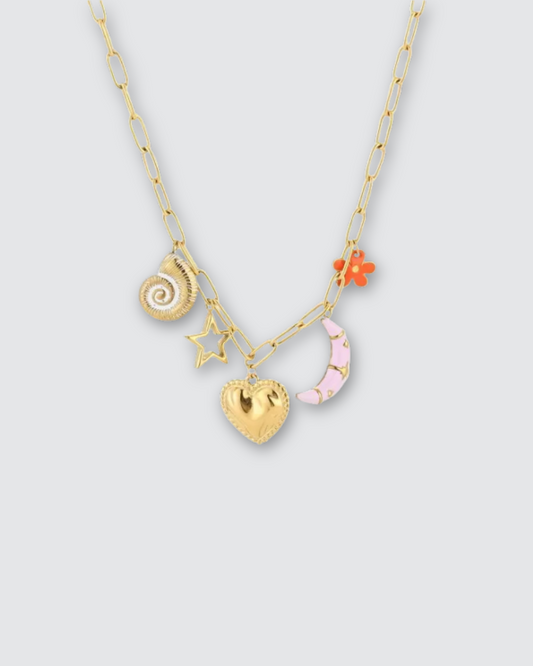 Smiley bedel ketting