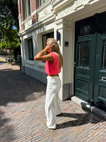 Rosie knit gilet ★ koraal
