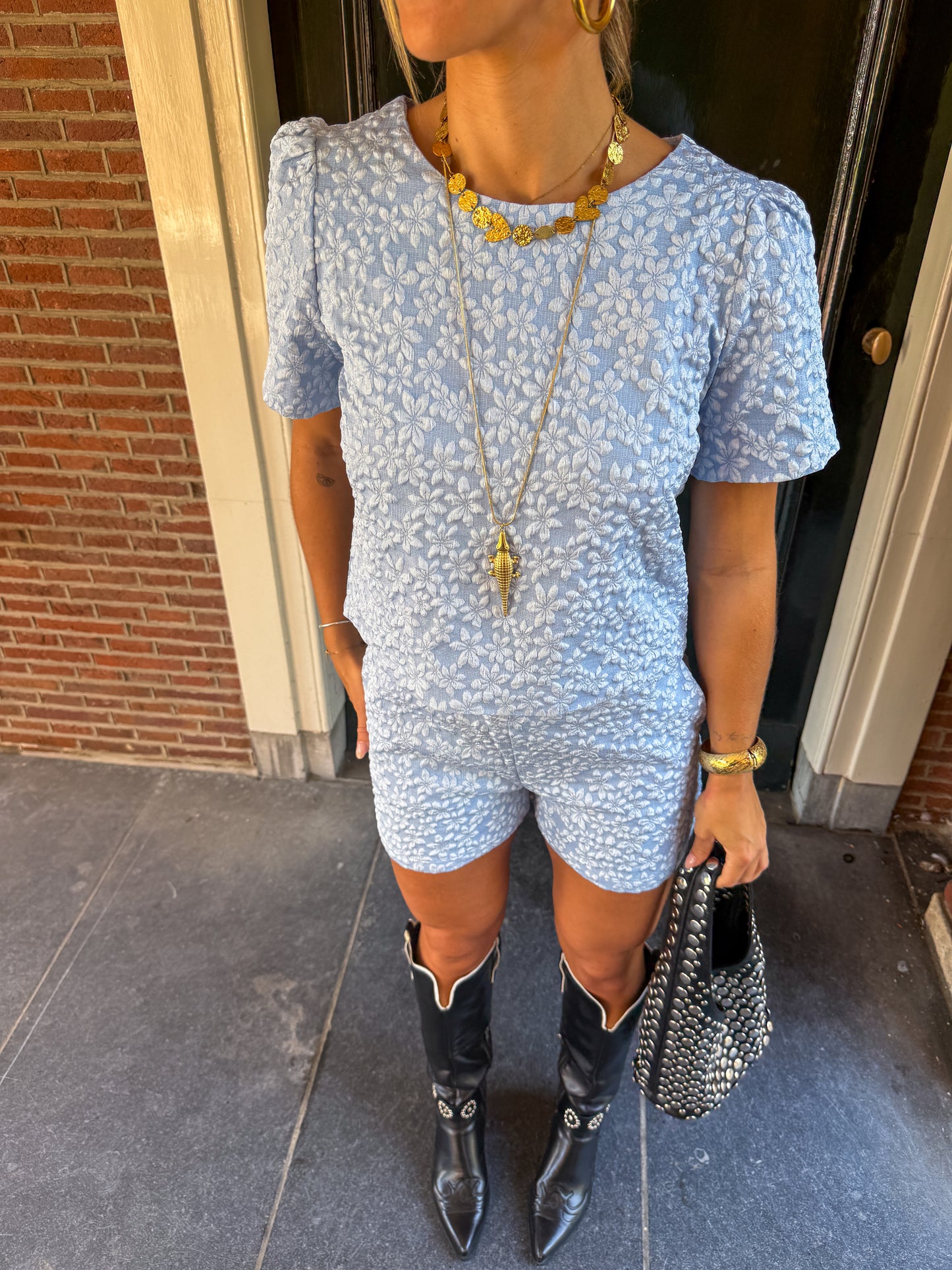 Fenne short ★ blauw