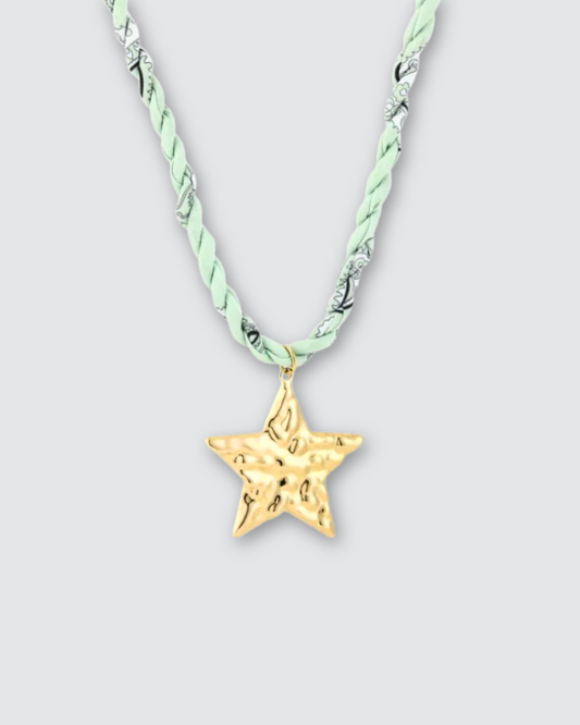 Bandana ster ketting ★ Groen
