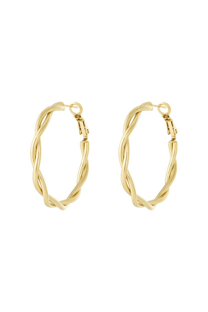 Twisted hoops S