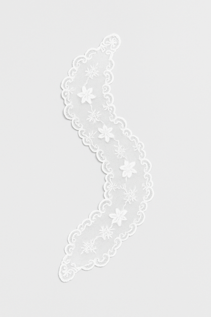 Kanten riempje ★ wit