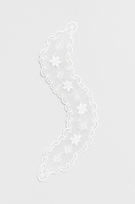 Kanten riempje ★ wit