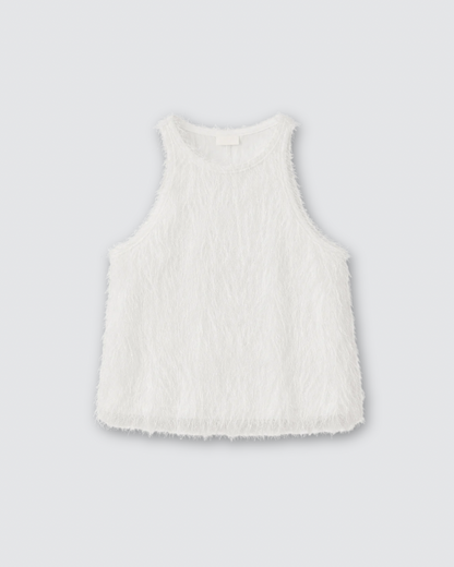 Nomi fluffy top ★ wit