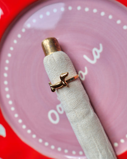 Tekkel ring ★ goud