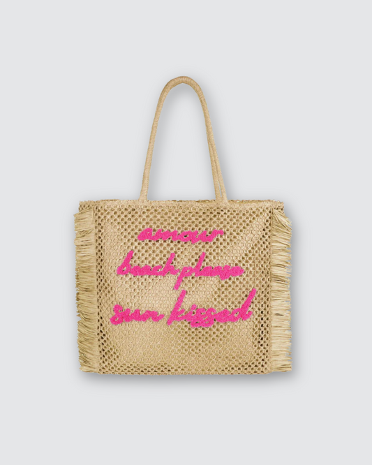 Amour strandtas ★ beige